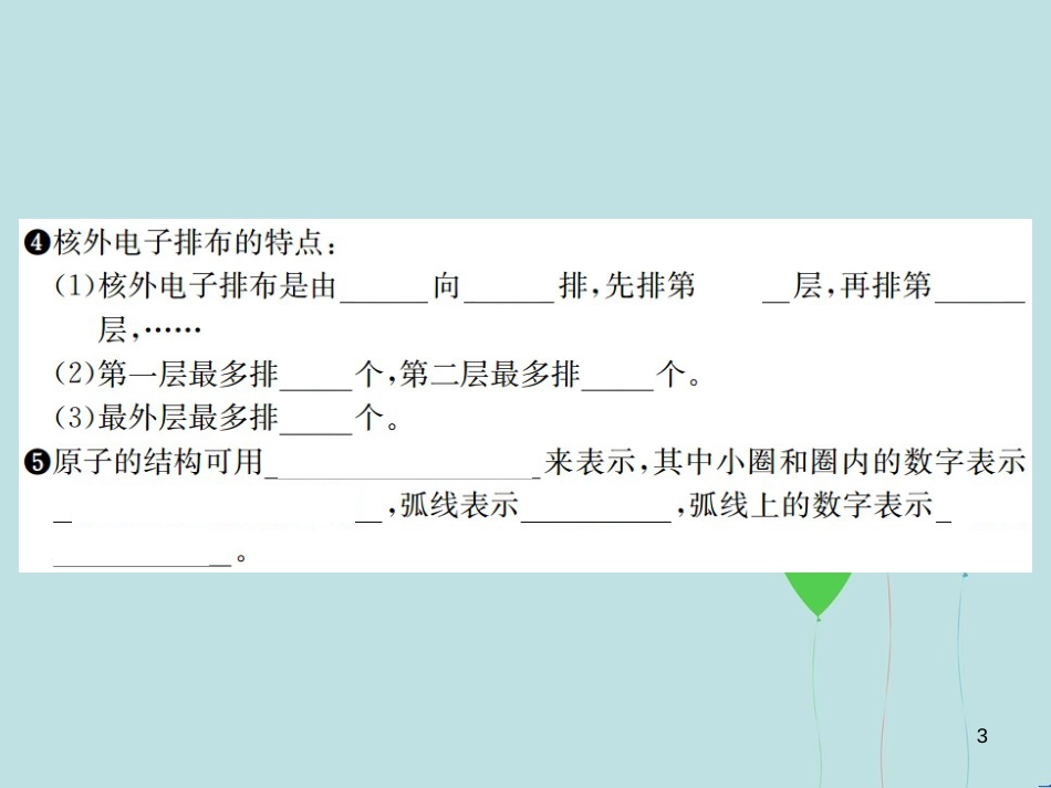 （遵义专版）九年级化学全册 第3章 物质构成的奥秘 3.1 构成物质的基本微粒 第3课时 离子课件 沪教版_第3页