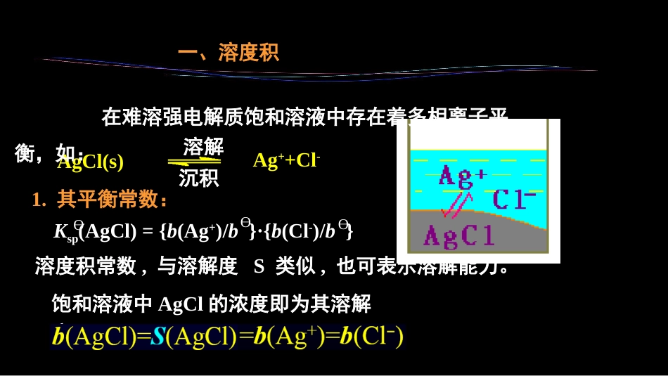 (31)--3.8 难溶电解质的沉淀溶解平衡_第2页