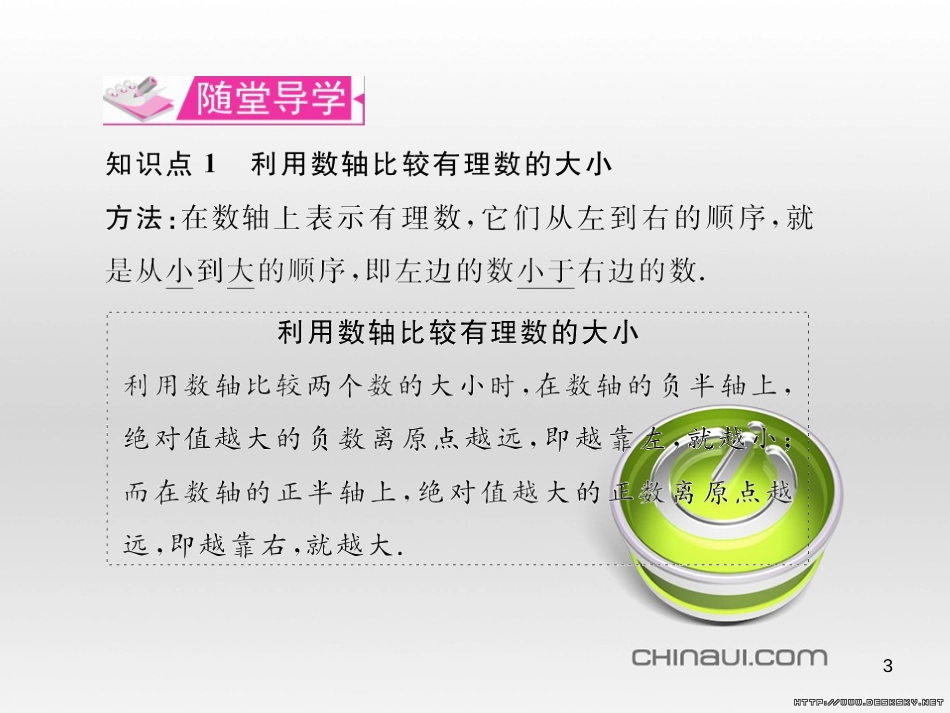 七年级数学上册 第一章 有理数考试热点突破（遵义题组）习题课件 （新版）新人教版 (71)_第3页