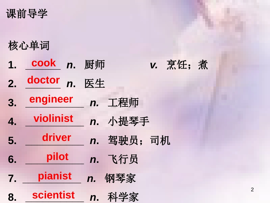 八年级英语上册 Unit 6 I’m going to study computer science课件 （新版）人教新目标版_第2页