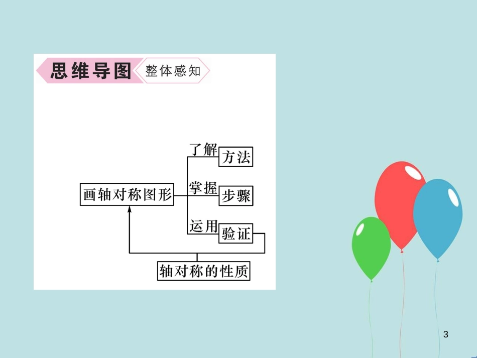 （遵义专版）八年级数学上册 第13章 轴对称 13.2 画轴对称图形 第1课时 画轴对称图形习题课件 （新版）新人教版_第3页