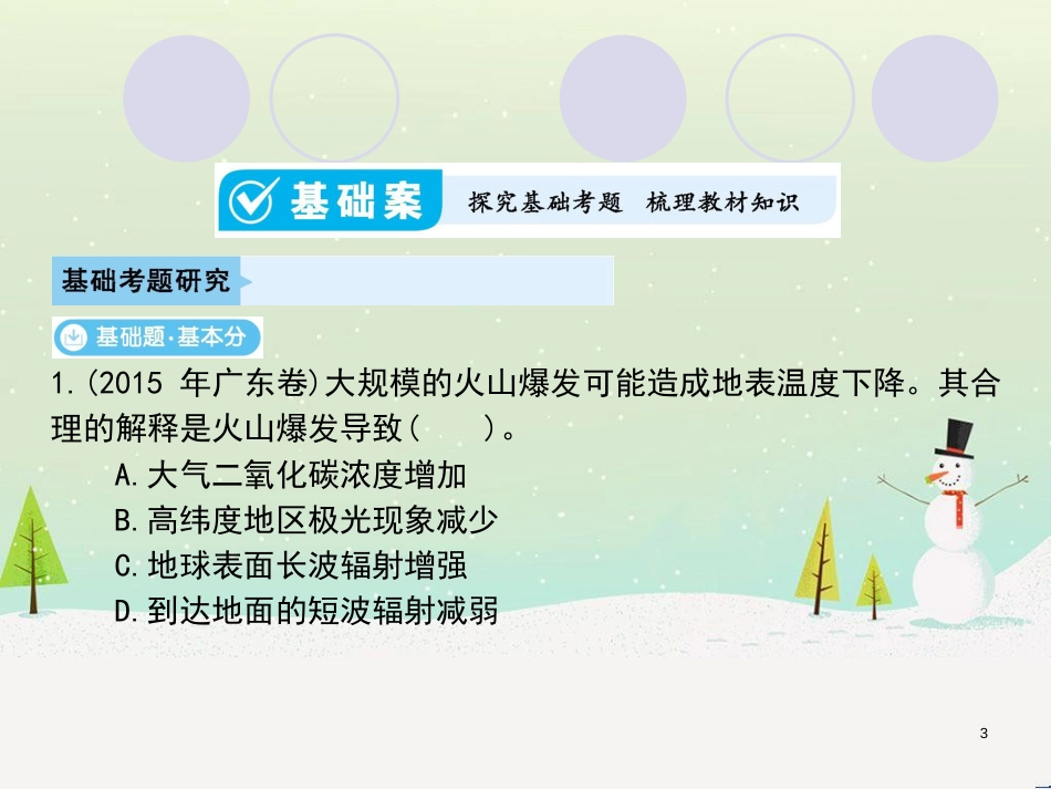 高考地理一轮复习 第3单元 从地球圈层看地理环境 答题模板2 气候成因和特征描述型课件 鲁教版必修1 (423)_第3页