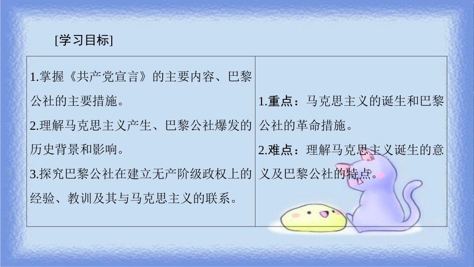 高中历史 第5单元 从科学社会主义理论到社会主义制度的建立 第18课 马克思主义的诞生同步课件 新人教版必修1_第2页