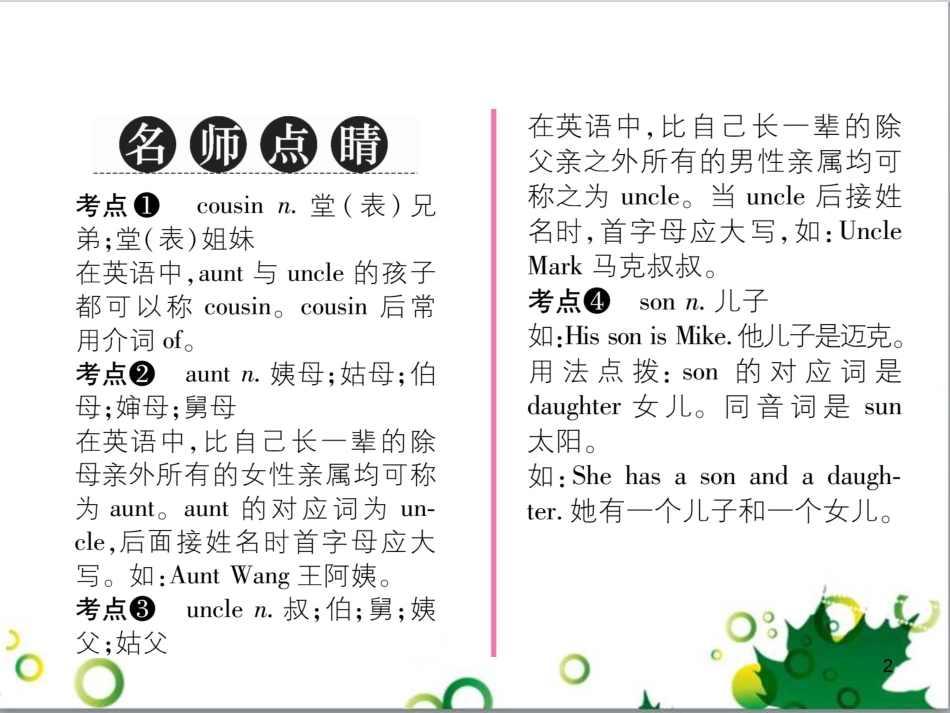 三年级语文上册 第三单元期末总复习课件 新人教版 (1500)_第2页