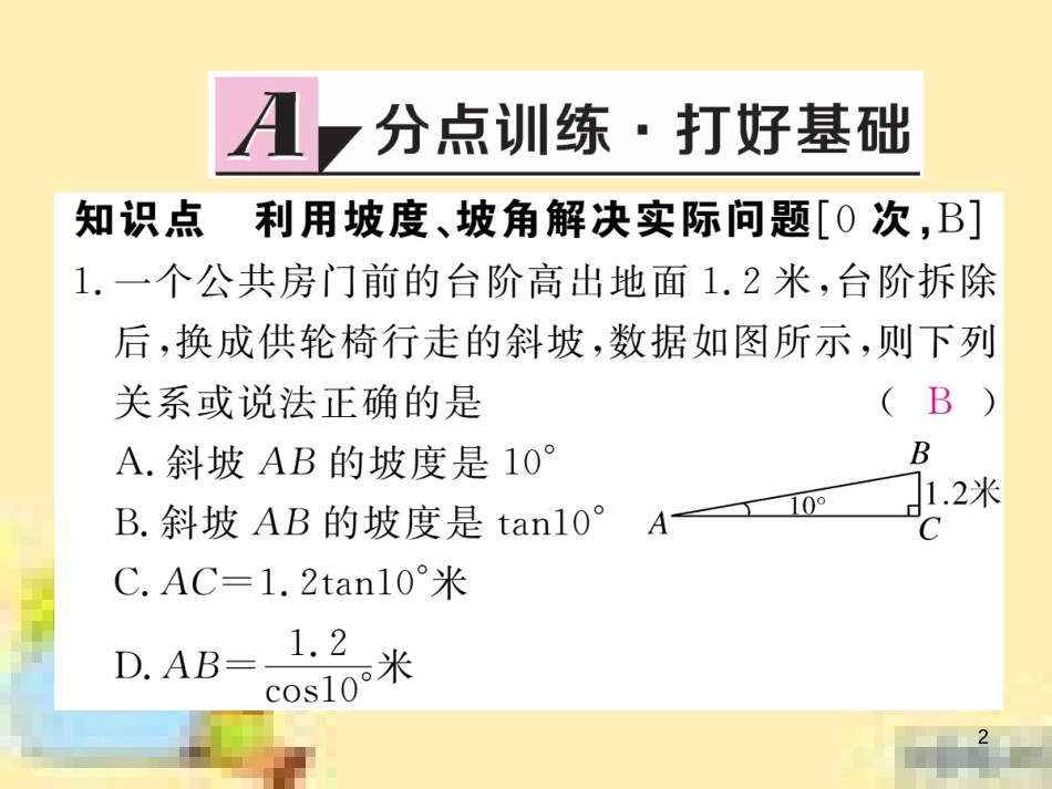 九年级英语下册 Unit 10 Get Ready for the Future语法精练及易错归纳作业课件 （新版）冀教版 (247)_第2页