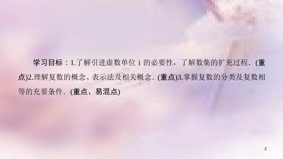 高中数学 第3章 数系的扩充与复数的引入 3.1 数系的扩充和复数的概念 3.1.1 数系的扩充和复数的概念课件 新人教A版选修1-2_第2页