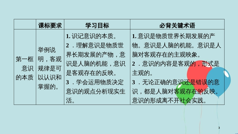 高中政治 第二单元 探索世界与追求真理 第5课 把握思维的奥妙 第1框 意识的本质课件 新人教版必修4_第3页