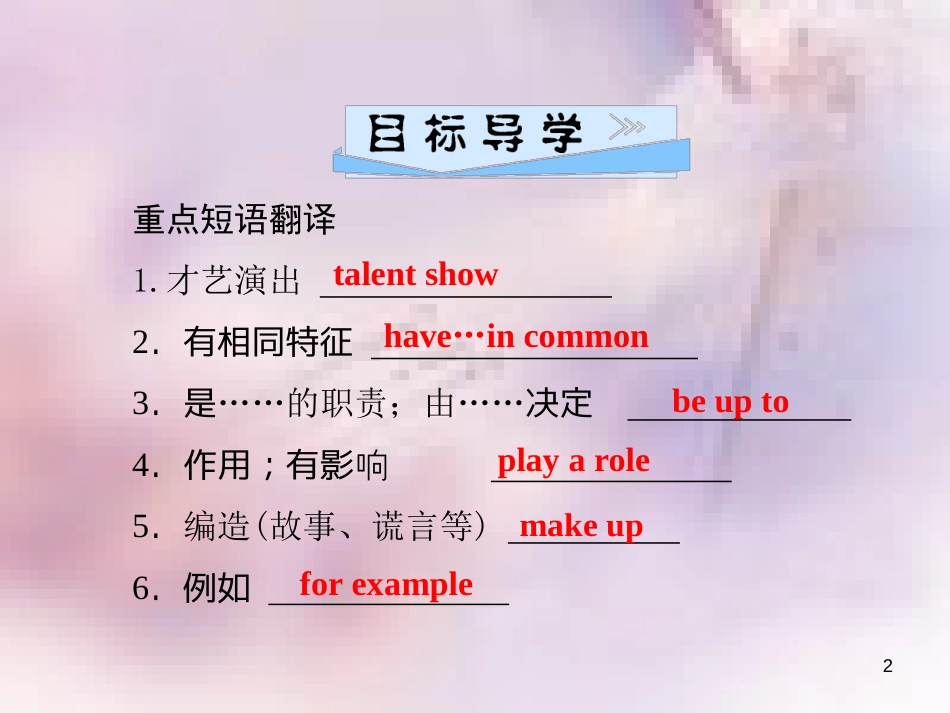 八年级英语上册 Unit 4 What’s the best movie theater（第4课时）Section B（2a-2e）导学课件 （新版）人教新目标版_第2页