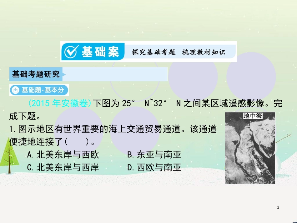 高考地理一轮复习 第3单元 从地球圈层看地理环境 答题模板2 气候成因和特征描述型课件 鲁教版必修1 (418)_第3页