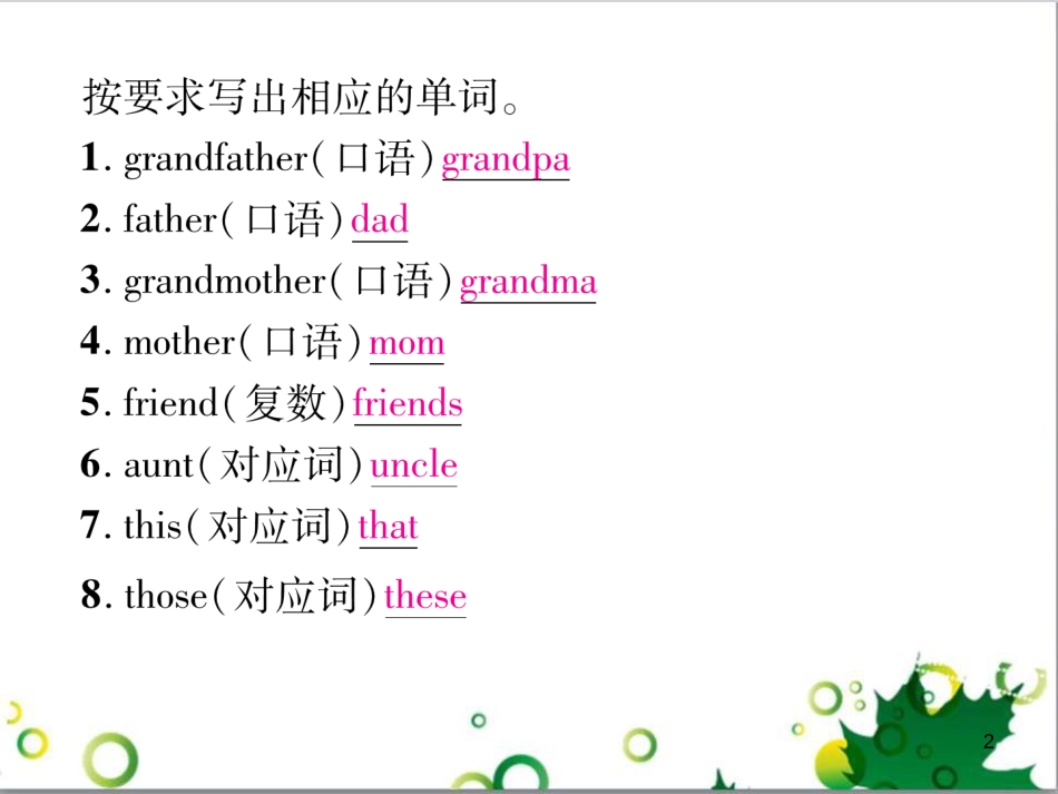 三年级语文上册 第三单元期末总复习课件 新人教版 (1497)_第2页