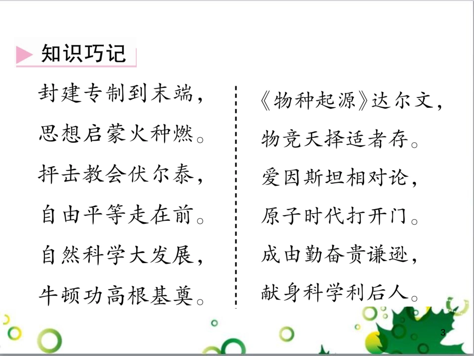 三年级语文上册 第三单元期末总复习课件 新人教版 (760)_第3页