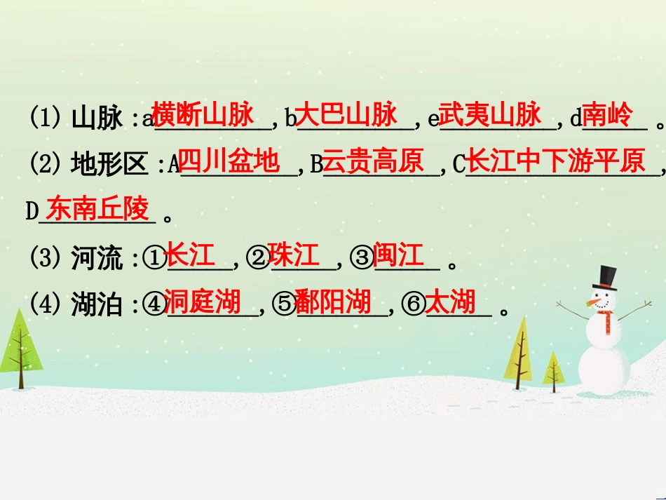 高考地理二轮复习 考前三个月 第二部分 专题二 解题技能提升练 11 基础知识调用专练——破解“基础知识用不上”困惑课件 (592)_第3页