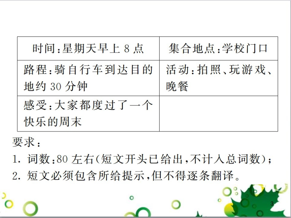三年级语文上册 第三单元期末总复习课件 新人教版 (170)_第3页