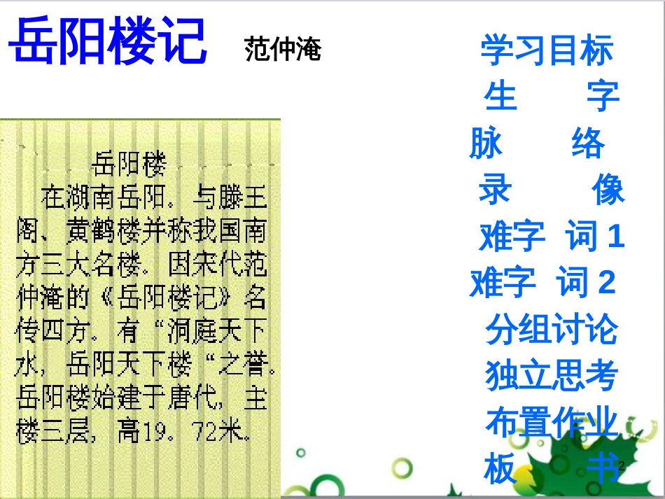 三年级语文上册 第三单元期末总复习课件 新人教版 (1065)_第2页