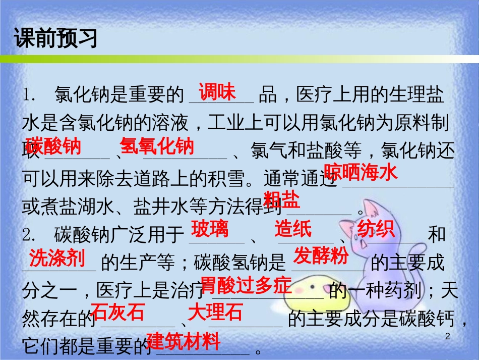 九年级化学下册 第十一单元 盐 化肥 课题1 生活中常见的盐 课时1 常见的盐（内文）课件 （新版）新人教版_第2页
