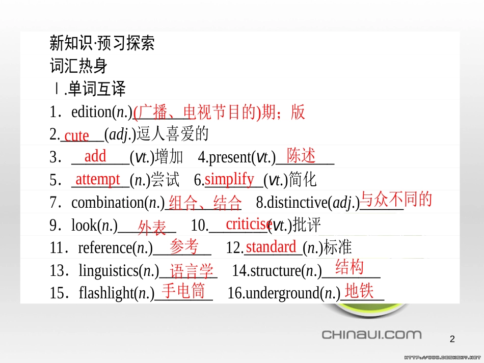 高中政治 第一单元 文化与生活 第一课 文化与社会 第一框 体味文化课件 新人教版必修3 (57)_第2页
