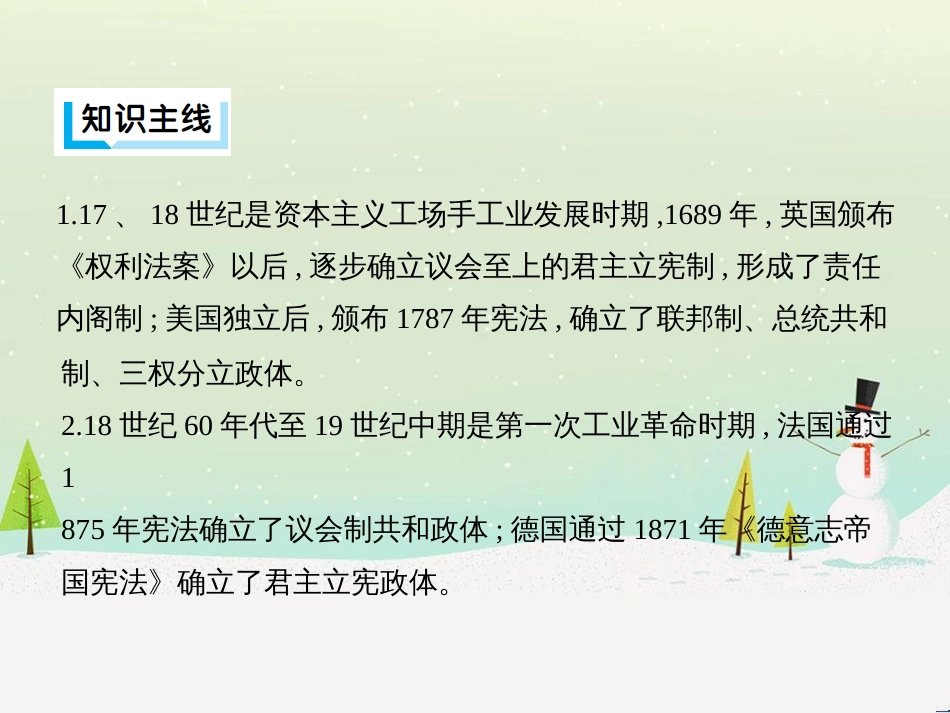 高考历史二轮专题高频命题点突破 模块二 世界古、近代篇 专题六 西方人文精神的起源与发展及社会主义理论与实践（含十月革命）课件 (4)_第3页