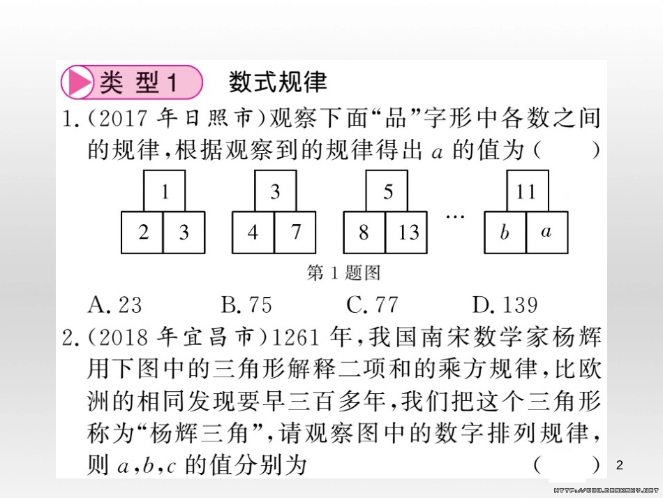 中考数学复习 中考模拟卷(一)课件 (96)_第2页