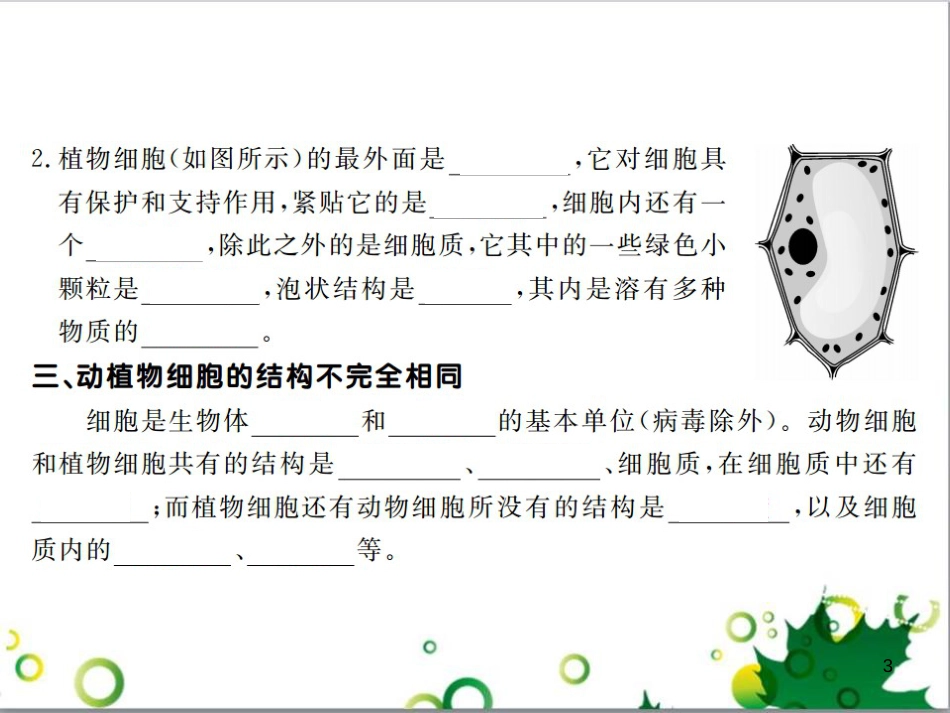 三年级语文上册 第三单元期末总复习课件 新人教版 (1233)_第3页