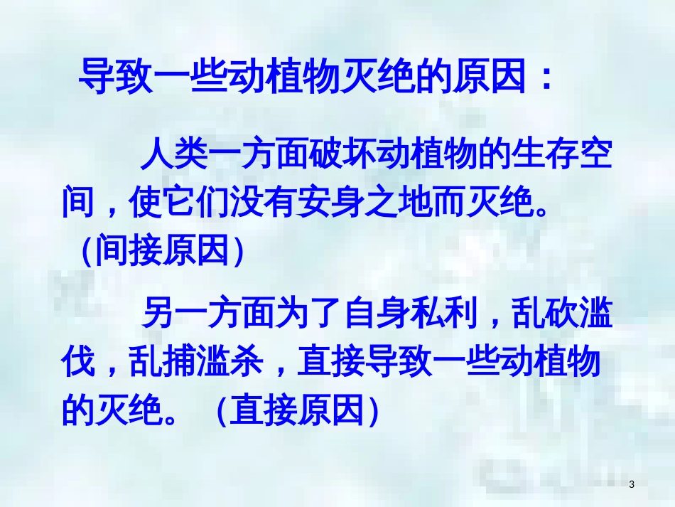 九年级道德与法治上册 第三单元 倾听自然的声音 第七课 生命之间 第3框 我们是不是很过分优质课件 人民版_第3页