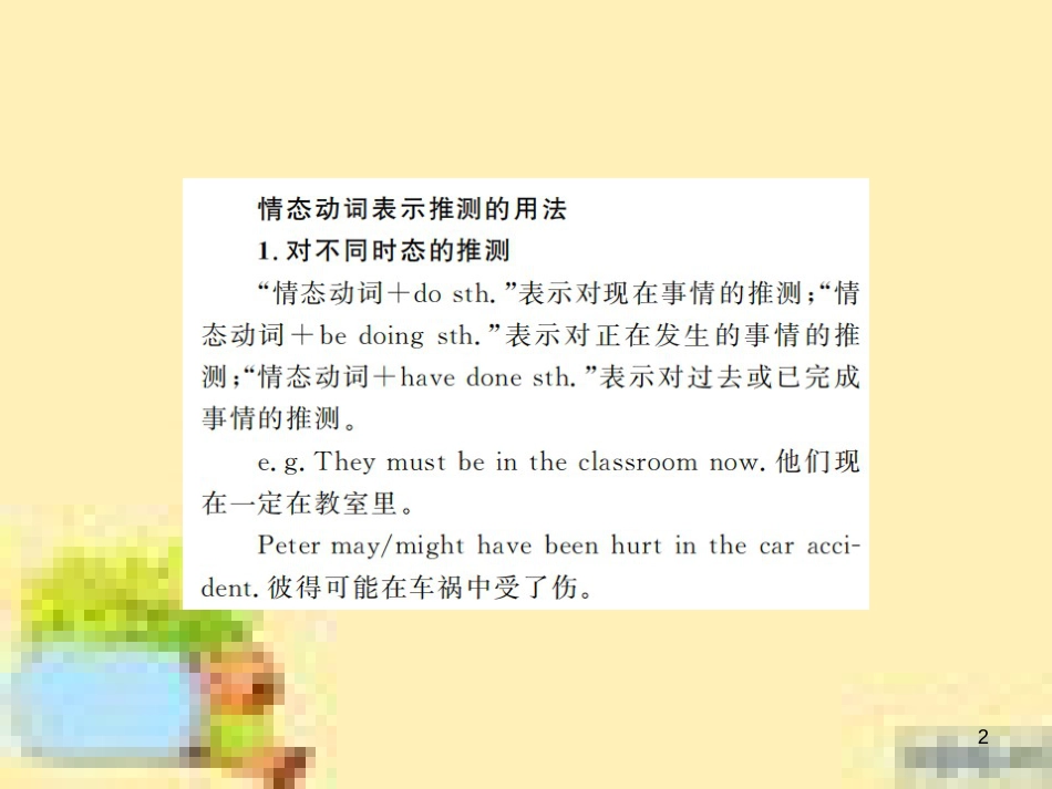 九年级英语下册 Unit 10 Get Ready for the Future语法精练及易错归纳作业课件 （新版）冀教版 (391)_第2页