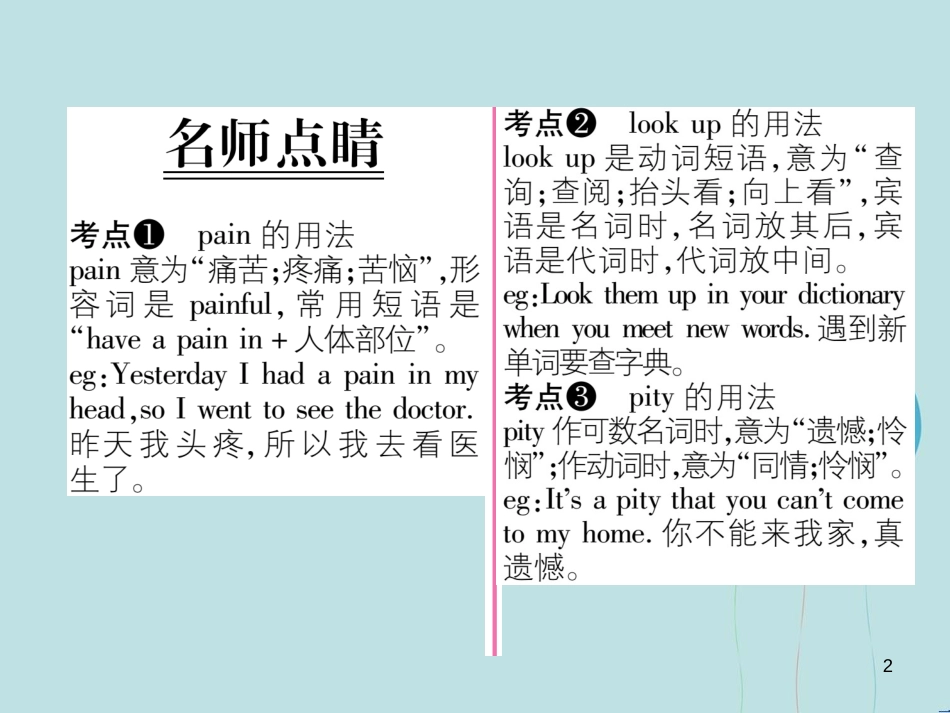 （遵义专版）九年级英语全册 Unit 9 I like music that I can dance to（第5课时）Section B（2a-3b）作业课件 （新版）人教新目标版_第2页