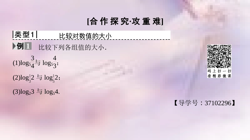 高中数学 第二章 基本初等函数（Ⅰ）2.2 对数函数 2.2.2 对数函数及其性质 第2课时 对数函数及其性质的应用课件 新人教A版必修1_第3页