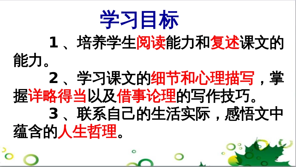 七年级语文上册 第一单元 作文训练 热爱生活，热爱写作课件 新人教版 (51)_第2页