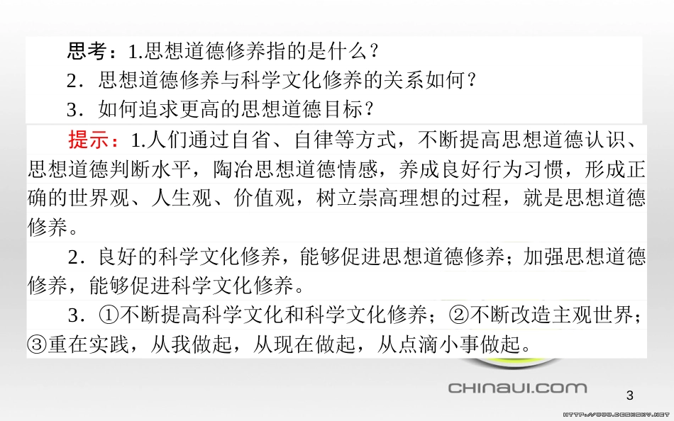 高中政治 第一单元 文化与生活 第一课 文化与社会 第一框 体味文化课件 新人教版必修3 (87)_第3页