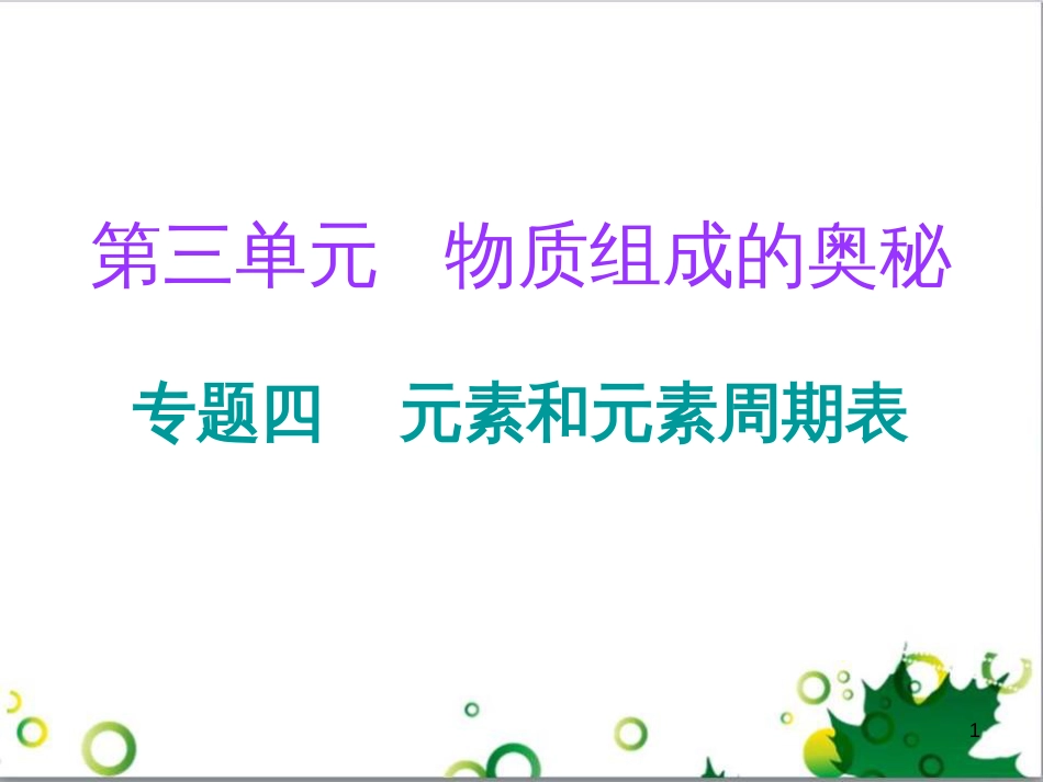 三年级语文上册 第三单元期末总复习课件 新人教版 (431)_第1页
