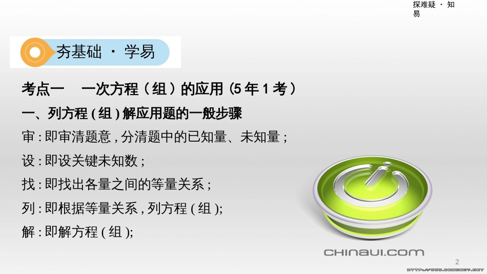 中考数学一轮复习 第一单元 数与式 第4讲 二次根式课件 (30)_第2页