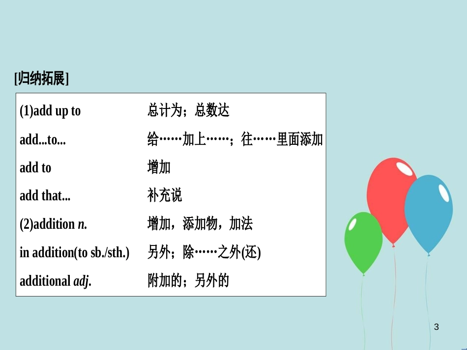 高中英语 Unit 1 Friendship Section Ⅱ Warming Up & Reading-Language Points课件 新人教版必修1_第3页