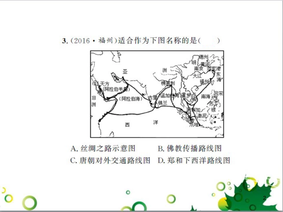 中考历史总复习 模块一 中国古代史 第一单元 中华文明的起源、国家的产生和社会的发展课时提升课件 (57)_第2页