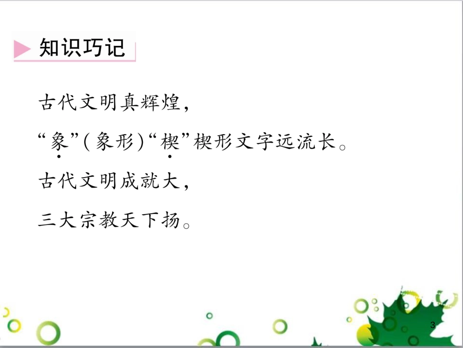 三年级语文上册 第三单元期末总复习课件 新人教版 (783)_第3页