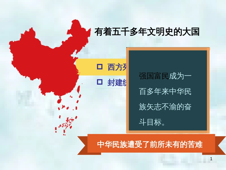 九年级道德与法治上册 第一单元 富强与创新 第一课 踏上强国之路 第1框坚持改革开放优质课件 新人教版_第1页