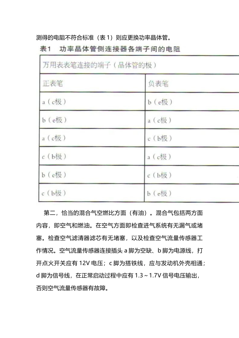 电控发动机不能启动故障的诊断排除_第2页