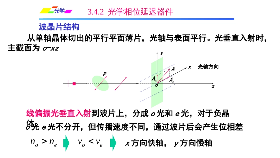 (1.1.11)--3.4.2 光学相位延迟器件_第2页