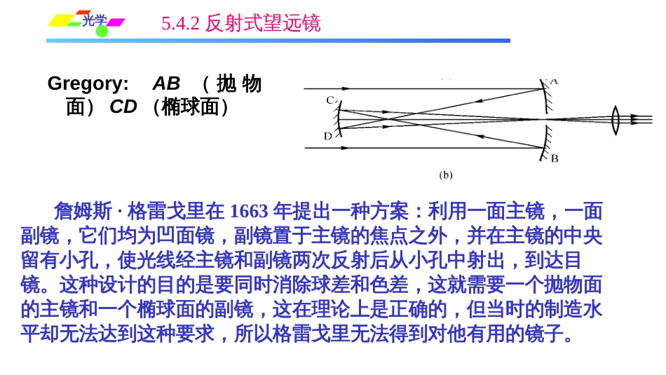 (1.3.9)--5.4.2反射式望远镜_第3页