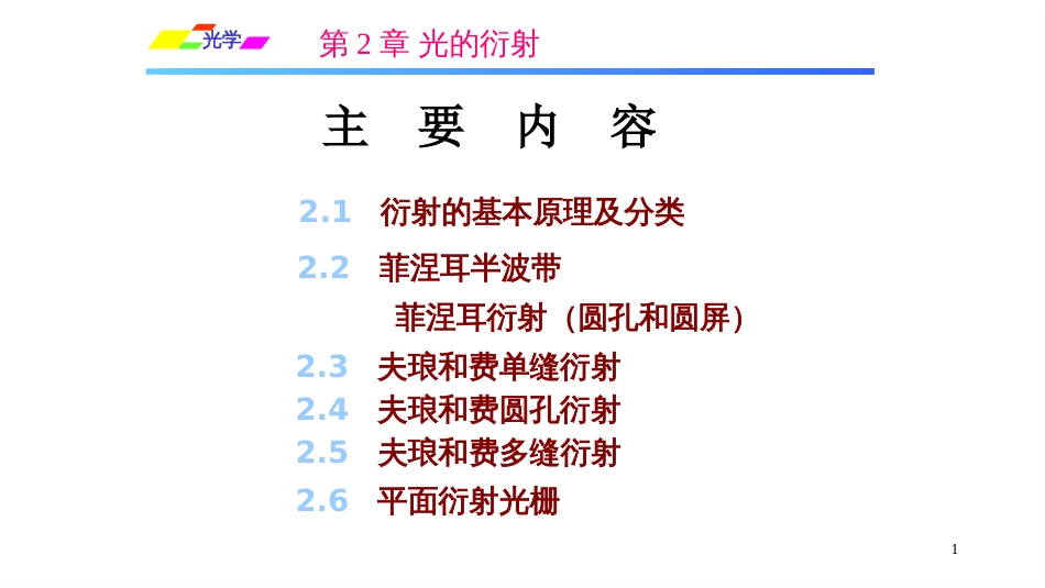 (1.5.3)--2.1.1衍射现象概述_第1页