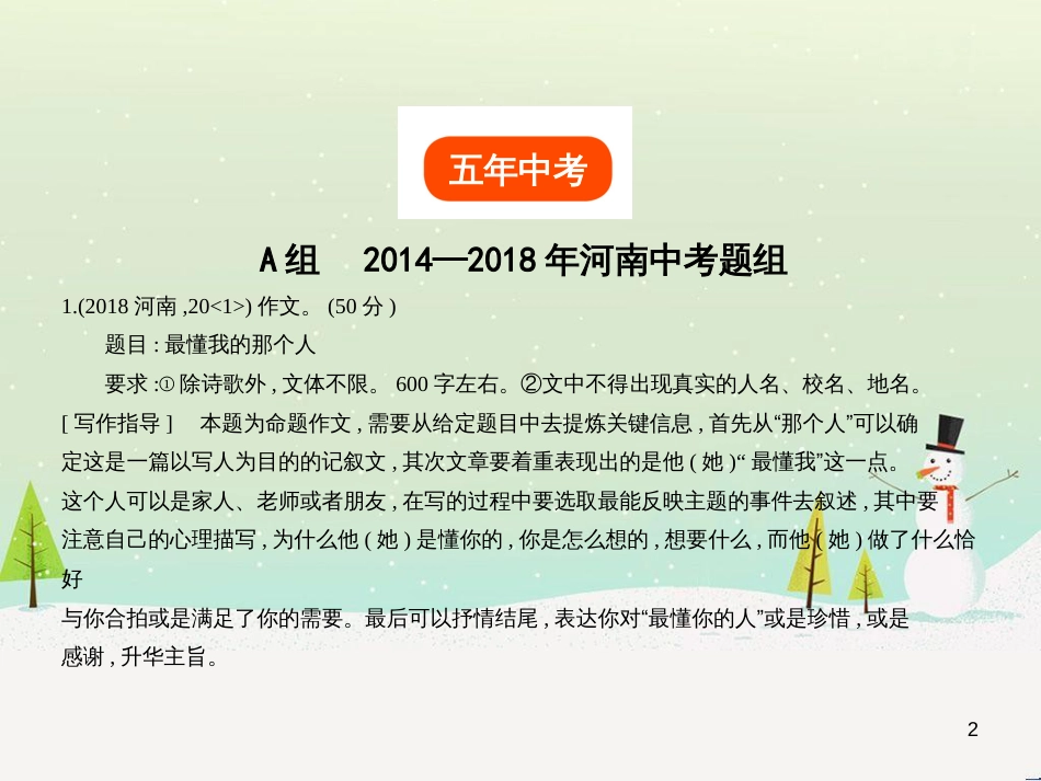 中考语文总复习 第二部分 现代文阅读 专题八 议论文阅读（试题部分）课件 (8)_第2页
