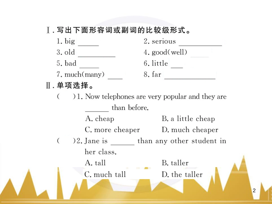 九年级英语上册 Module 11 Photos基础梳理课件 （新版）外研版 (818)_第2页