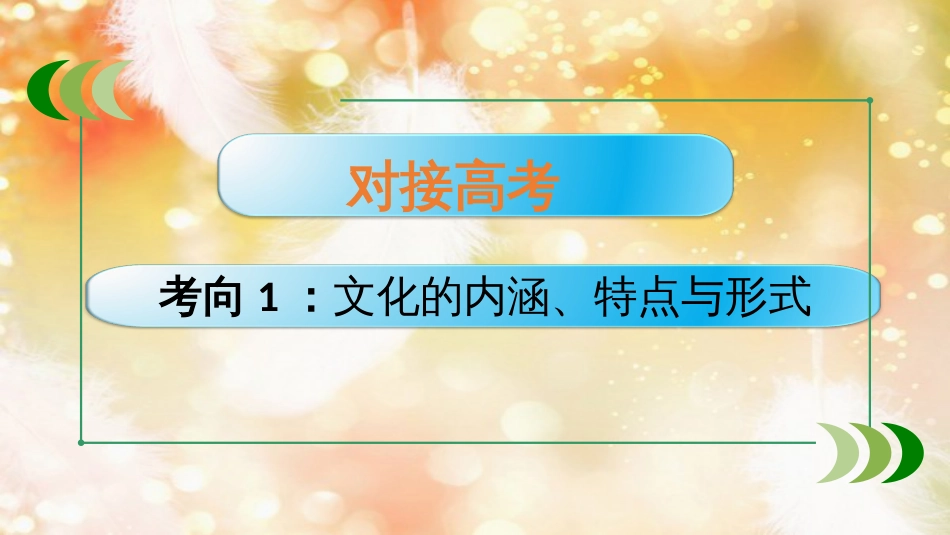 （通用版）高考政治大一轮复习 文化生活1 文化与社会课件_第2页