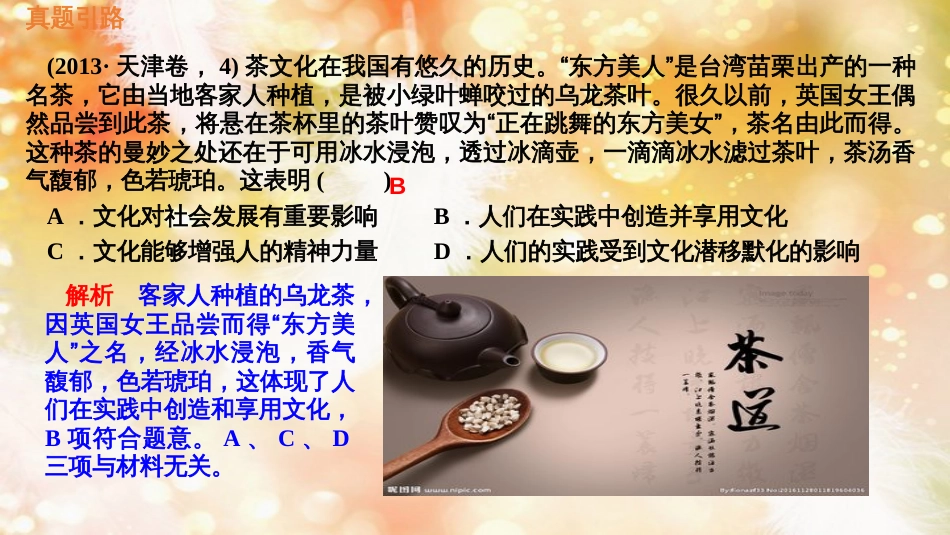 （通用版）高考政治大一轮复习 文化生活1 文化与社会课件_第3页