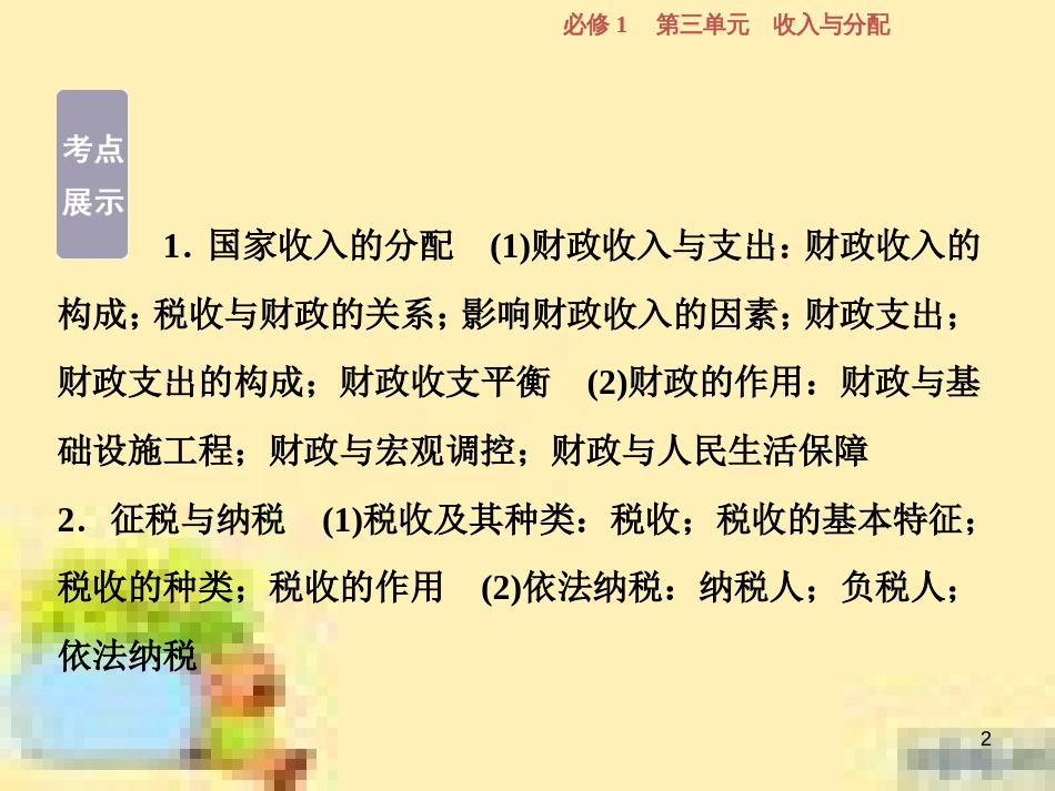 高考政治一轮复习 第一单元 文化与生活单元优化总结课件 新人教版必修3 (733)_第2页