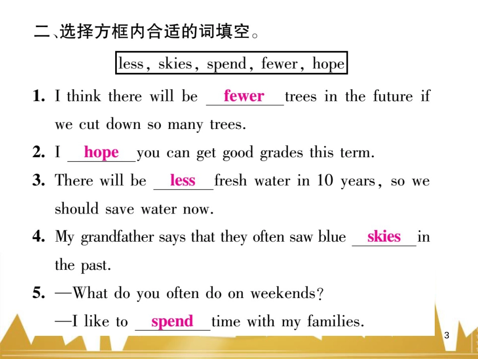 九年级英语上册 Module 11 Photos基础梳理课件 （新版）外研版 (948)_第3页