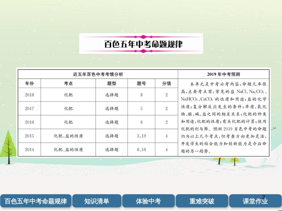 中考化学毕业总复习 第2编 重点专题突破篇 专题突破1 共存问题课件 (13)_第2页