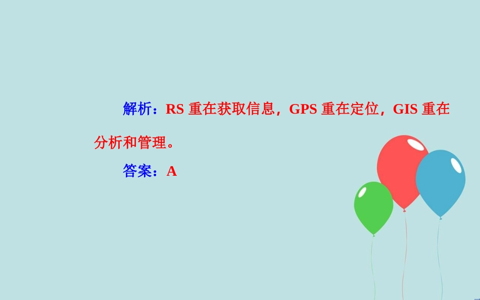 高中地理学业水平测试复习 专题十 地理信息技术的应用 考点3 地理信息系统（GIS）在城市管理中的功能课件_第3页