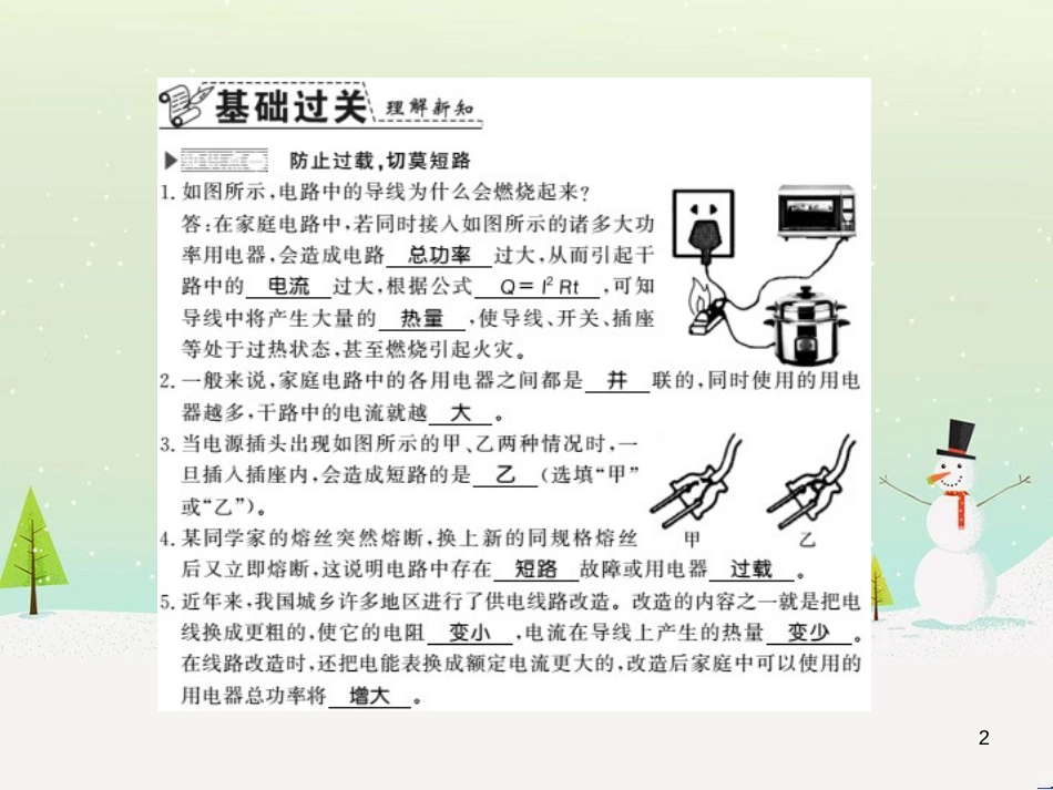 九年级物理下册 专题训练 电磁作图习题课件 （新版）粤教沪版 (5)_第2页