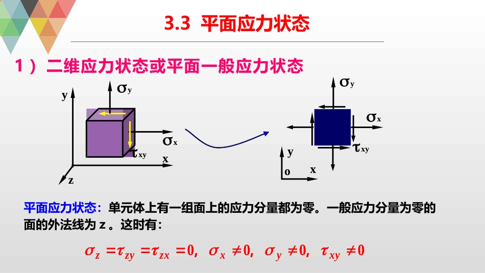 (5)--3.3平面应力状态_第1页