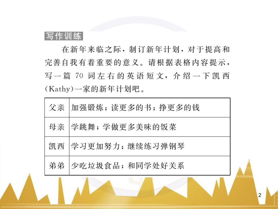 九年级英语上册 Module 11 Photos基础梳理课件 （新版）外研版 (929)_第2页